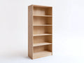 Bibliothèque - Bois - 85x35x195 cm - naturel - style contemporain ouvert