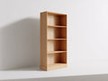 Bibliothèque - Bois - 76x34x186 cm - naturel - style moderne ouvert